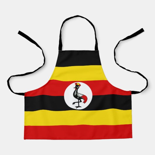 Vlag van Oeganda Schort (Voorkant)