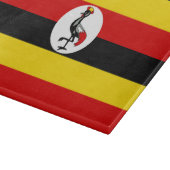 Vlag van Oeganda Snijplank (Hoek)
