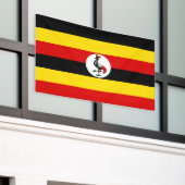 Vlag van Oeganda Spandoek (Buitenkant Gebouw)