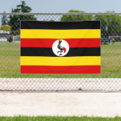 Vlag van Oeganda Spandoek (Insitu)