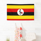 Vlag van Oeganda Spandoek (Insitu)