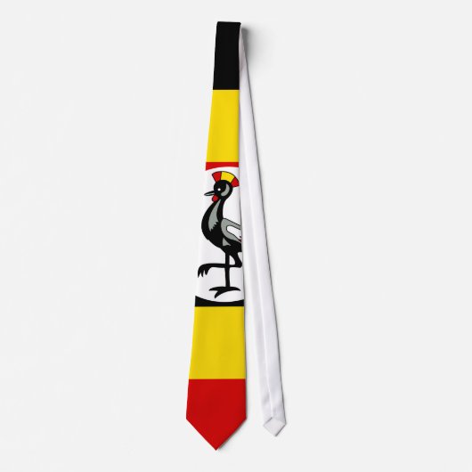 Vlag van Oeganda Stropdas (Voorkant)