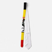 Vlag van Oeganda Stropdas (Achterkant)