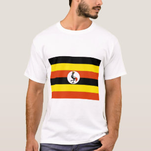Vlag van Oeganda T-shirt