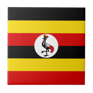 Vlag van Oeganda Tegeltje