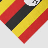 Vlag van Oeganda Tissuepapier (Detail)