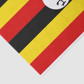 Vlag van Oeganda Tissuepapier (Detail)