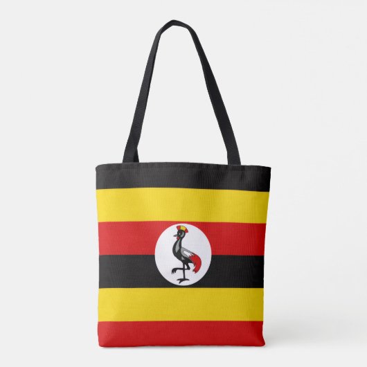 Vlag van Oeganda Tote Bag (Achterkant)