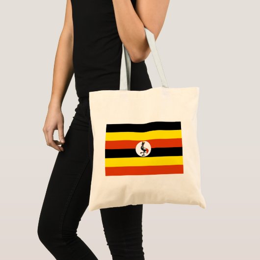 Vlag van Oeganda Tote Bag (Voorkant (product))