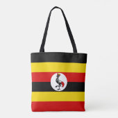 Vlag van Oeganda Tote Bag (Achterkant)