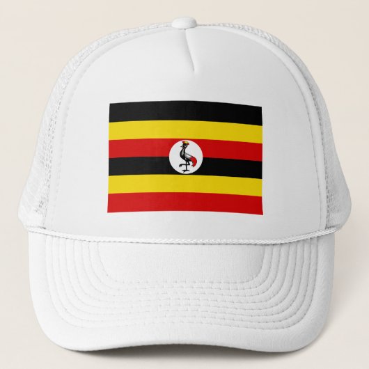 Vlag van Oeganda Trucker Pet (Voorkant)