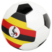 Vlag van Oeganda Voetbal (Drie kwart)