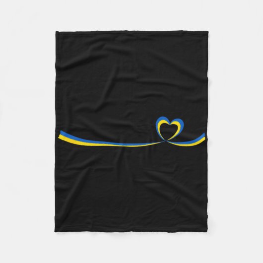 Vlag van Oekraïne2 Fleece Deken (Voorkant)