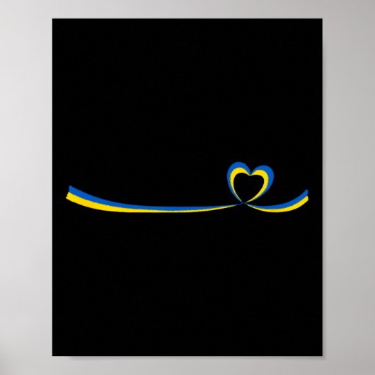 Vlag van Oekraïne2 Poster (Voorkant)