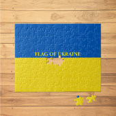 Vlag van Oekraïne 8"x10" Jigzaag Puzzle Legpuzzel