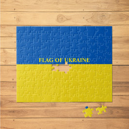 Vlag van Oekraïne 8"x10" Jigzaag Puzzle Legpuzzel