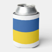 Vlag van Oekraïne Blikjeskoeler (Blikje Voorkant)