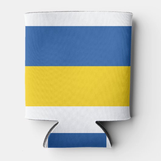Vlag van Oekraïne Blikjeskoeler (Voorkant)