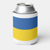 Vlag van Oekraïne Blikjeskoeler (Blikje Achterkant)