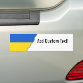 Vlag van Oekraïne Bumpersticker (Op auto)
