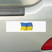 Vlag van Oekraïne Bumpersticker (Op auto)