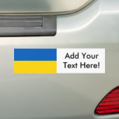 Vlag van Oekraïne Bumpersticker (Op auto)