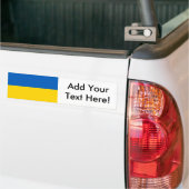 Vlag van Oekraïne Bumpersticker (Op Truck)