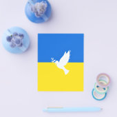 Vlag van Oekraïne - Dove of Peace - Freedom - Peac Flyer (Enkel)