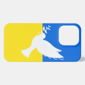Vlag van Oekraïne - Dove of Peace - Freedom - Peac iPhone Hoesje (Achterkant horizontaal)