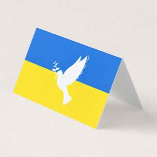 Vlag van Oekraïne - Dove of Peace - Freedom - Peac Kaart