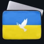 Vlag van Oekraïne - Dove of Peace - Freedom - Peac Laptop Sleeve<br><div class="desc">De vlag van Oekraïne - Dove of Peace - Freedom - Peace Support - Solidariteit - Oekraïense vlag - Sterk samen - de slachtoffers van de vrijheid! Laten we van de wereld een betere plek maken - iedereen samen! Een betere wereld begint - hangt af - heeft jou ook nodig!...</div>