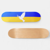 Vlag van Oekraïne - Dove of Peace - Freedom - Peac Persoonlijk Skateboard (Horizontaal)