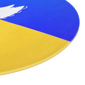 Vlag van Oekraïne - Dove of Peace - Freedom - Peac Snijplank (Hoek)