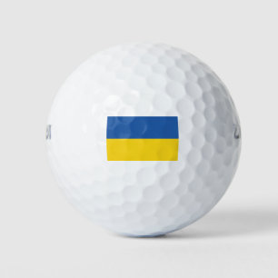 Vlag van Oekraïne Golfballen