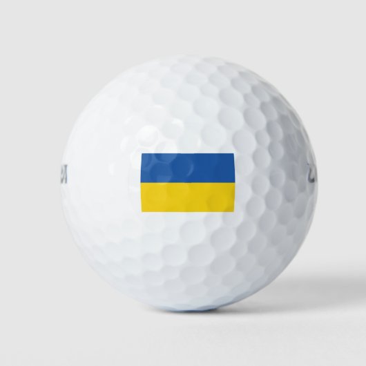 Vlag van Oekraïne Golfballen (Voorkant)