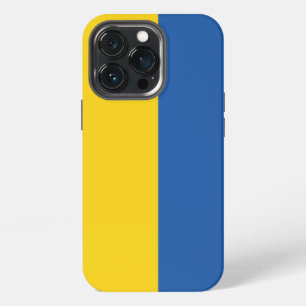 Vlag van Oekraïne Knop iPhone 13 Pro Hoesje