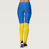 Vlag van Oekraïne Leggings (Achterkant)