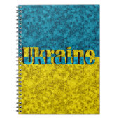Vlag van Oekraïne Notitieboek (Voorkant)