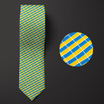 Vlag van Oekraïne Patroon Stropdas<br><div class="desc">De vlag van Oekraïne Pattern Necktie benadrukt de nationale kleuren van het land van een afstand door het gebruik van een slim schuin ontwerp. Bij nadere beschouwing laat het naadloze herhaalbare patroon van kleine vlaggetjes op een esthetisch aangename manier het nationale vaandel zien.</div>