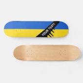 Vlag van Oekraïne Persoonlijk Skateboard (Horizontaal)