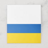 Vlag van Oekraïne Plaatskaartje (Buitenkant ongevouwen)