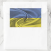 Vlag van Oekraïne Rechthoekige Sticker (Tas)