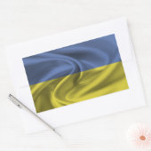 Vlag van Oekraïne Rechthoekige Sticker (Envelop)