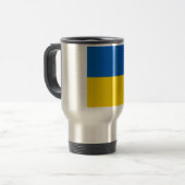Vlag van Oekraïne Reisbeker (Voorkant links)