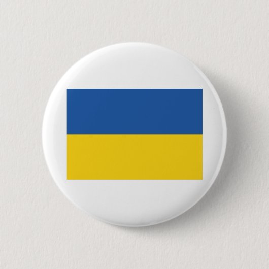 Vlag van Oekraïne Ronde Button 5,7 Cm (Voorkant)
