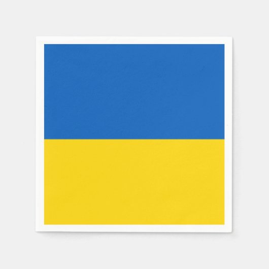 Vlag van Oekraïne Servet (Voorkant)