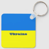 Vlag van Oekraïne Sleutelhanger (Achterkant)
