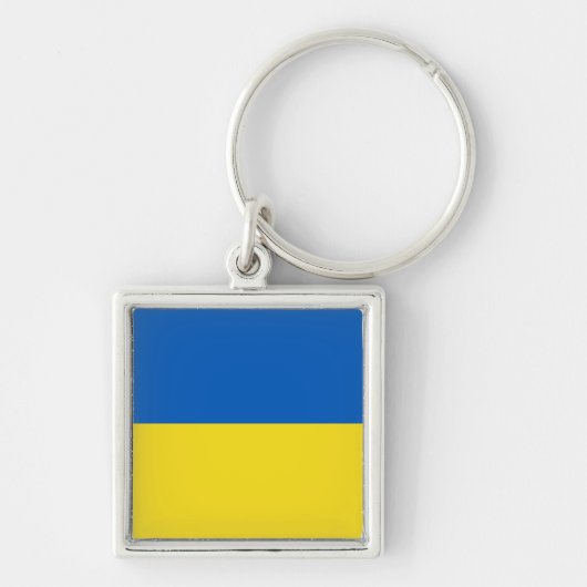 Vlag van Oekraïne Sleutelhanger (Voorkant)