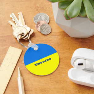 Vlag van Oekraïne Sleutelhanger