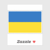 Vlag van Oekraïne Sticker (Vel)